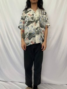 画像2: 60's PENNEY'S JAPAN製 レーヨンアロハシャツ L (2)