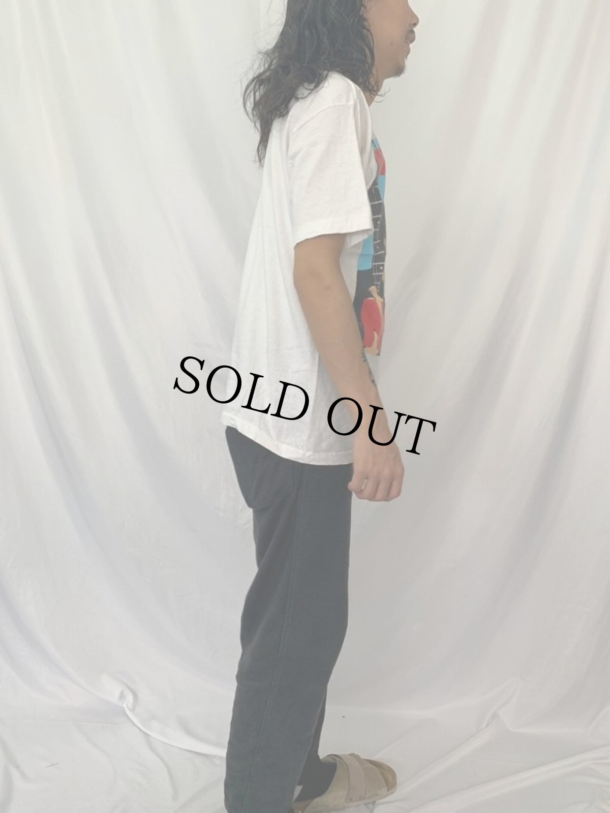 画像3: 90's Wayne's World コメディ映画Tシャツ L (3)