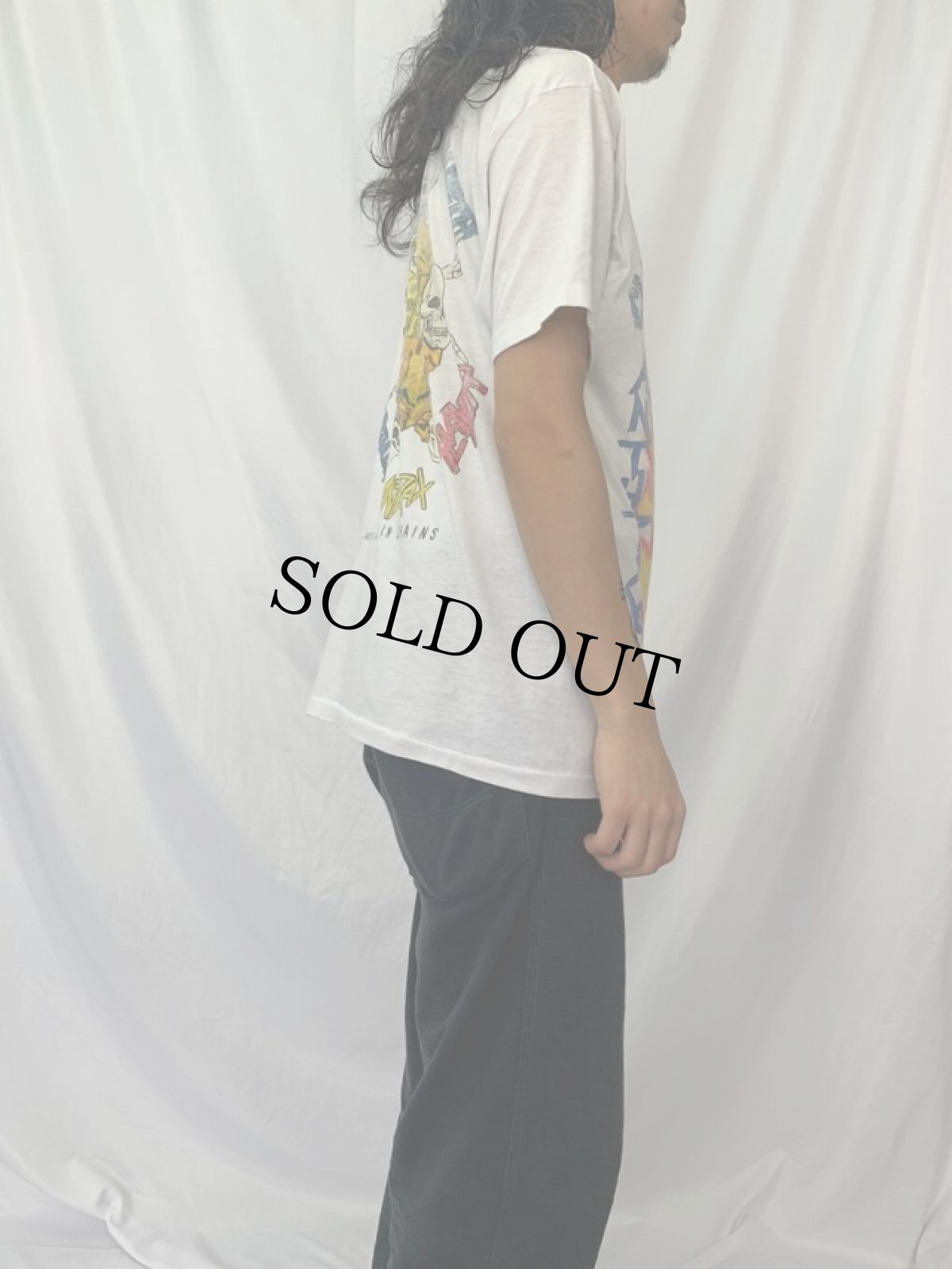 画像4: 80's ANTHRAX "CLASH OF THE TITANS" ヘヴィメタルバンドTシャツ XL (4)