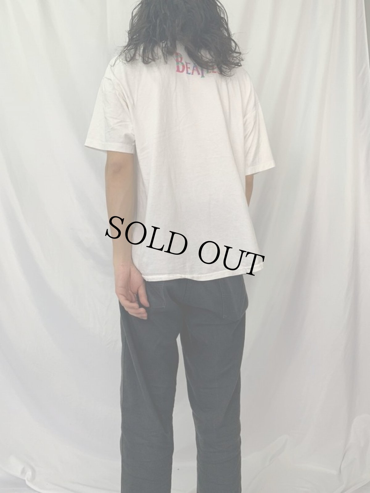 画像5: 90's THE BEATLES USA製 ロックバンドTシャツ XL (5)