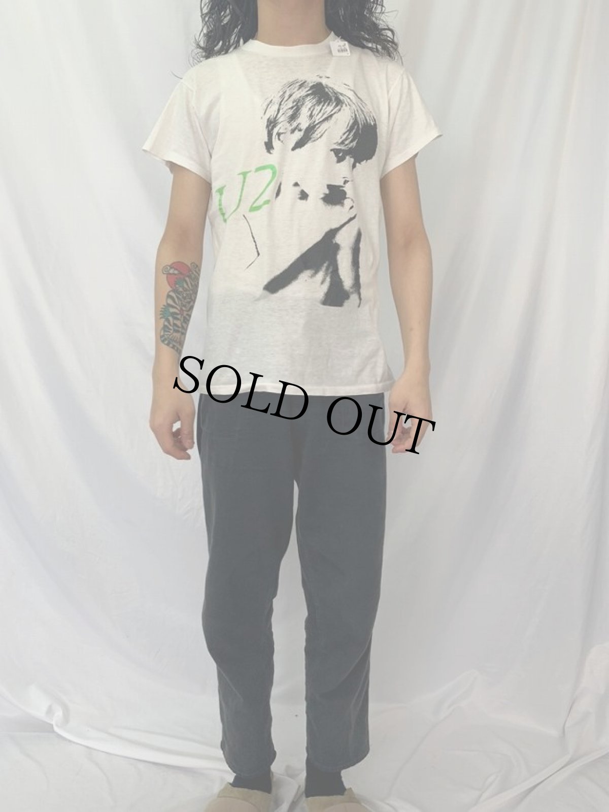 画像3: 80's U2 "BOY" ロックバンドTシャツ (3)