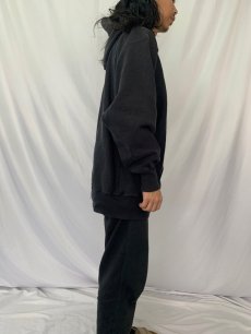 画像3: 90's Champion REVERSE WEAVE USA製 目付き スウェットフーディー BLACK XXL (3)