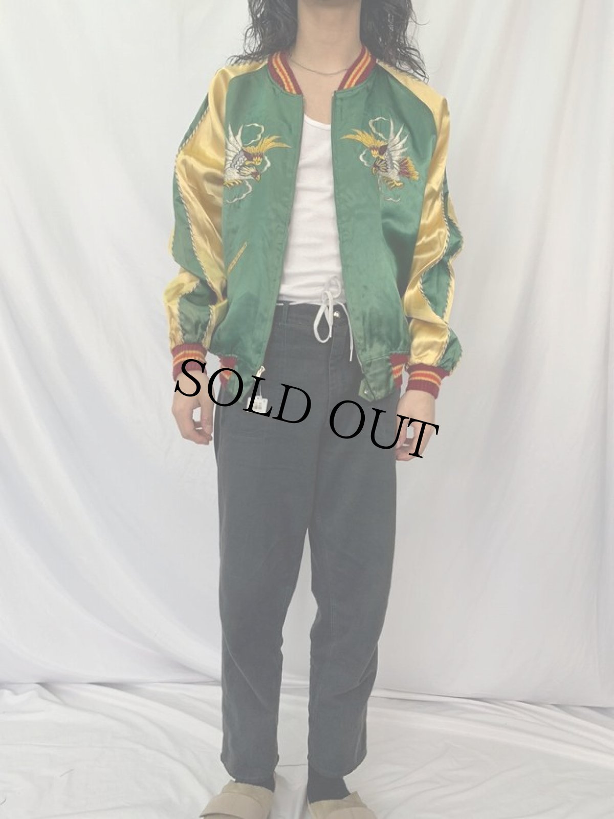 画像5: 50's "JAPAN" 鷹×龍 スーベニアジャケット (5)