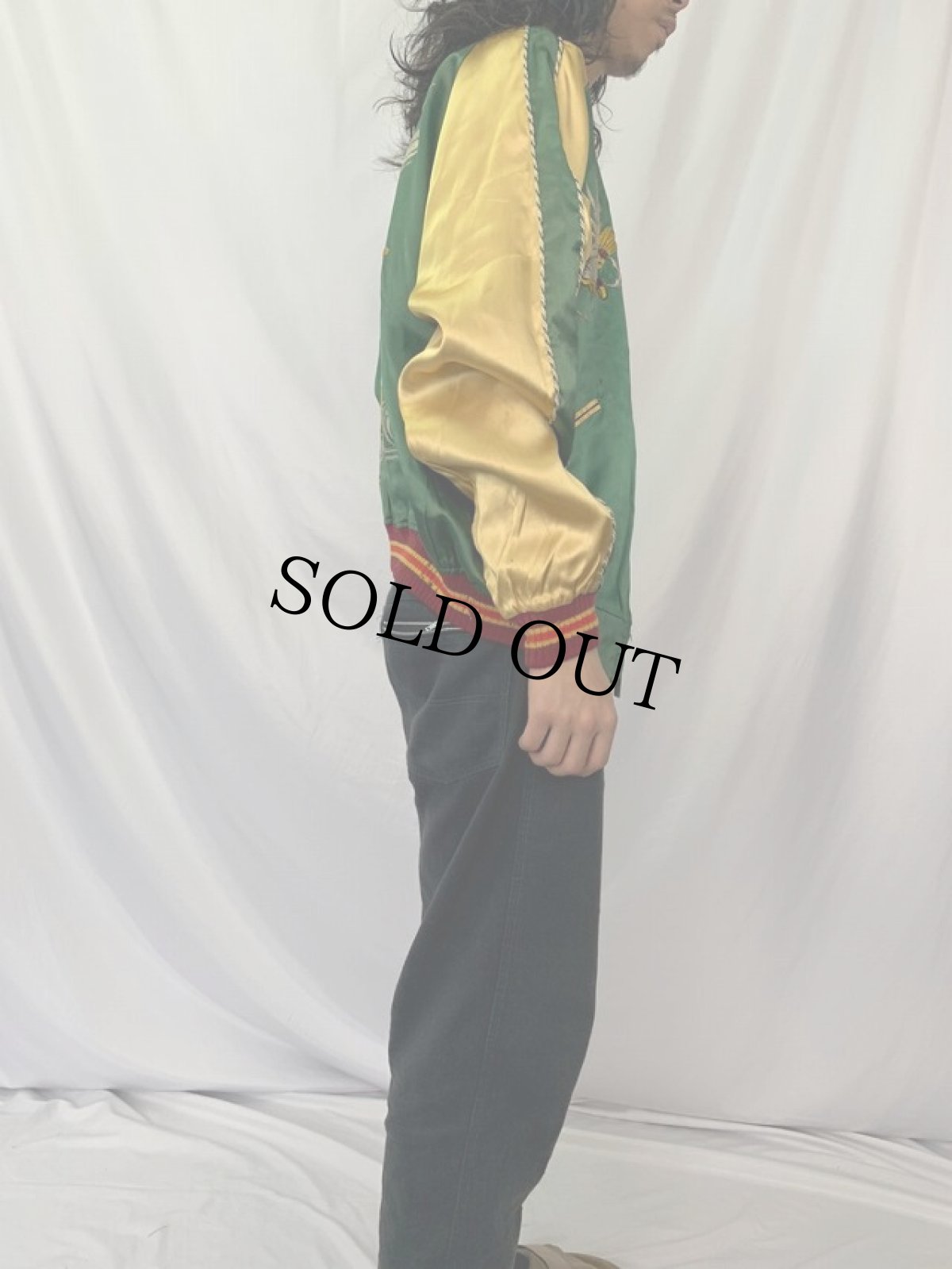 画像6: 50's "JAPAN" 鷹×龍 スーベニアジャケット (6)