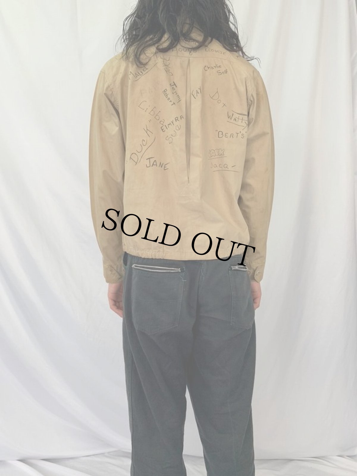 画像5: 40〜50's National Club Jacket メモリアルペイント コットンポプリン スイングトップ (5)