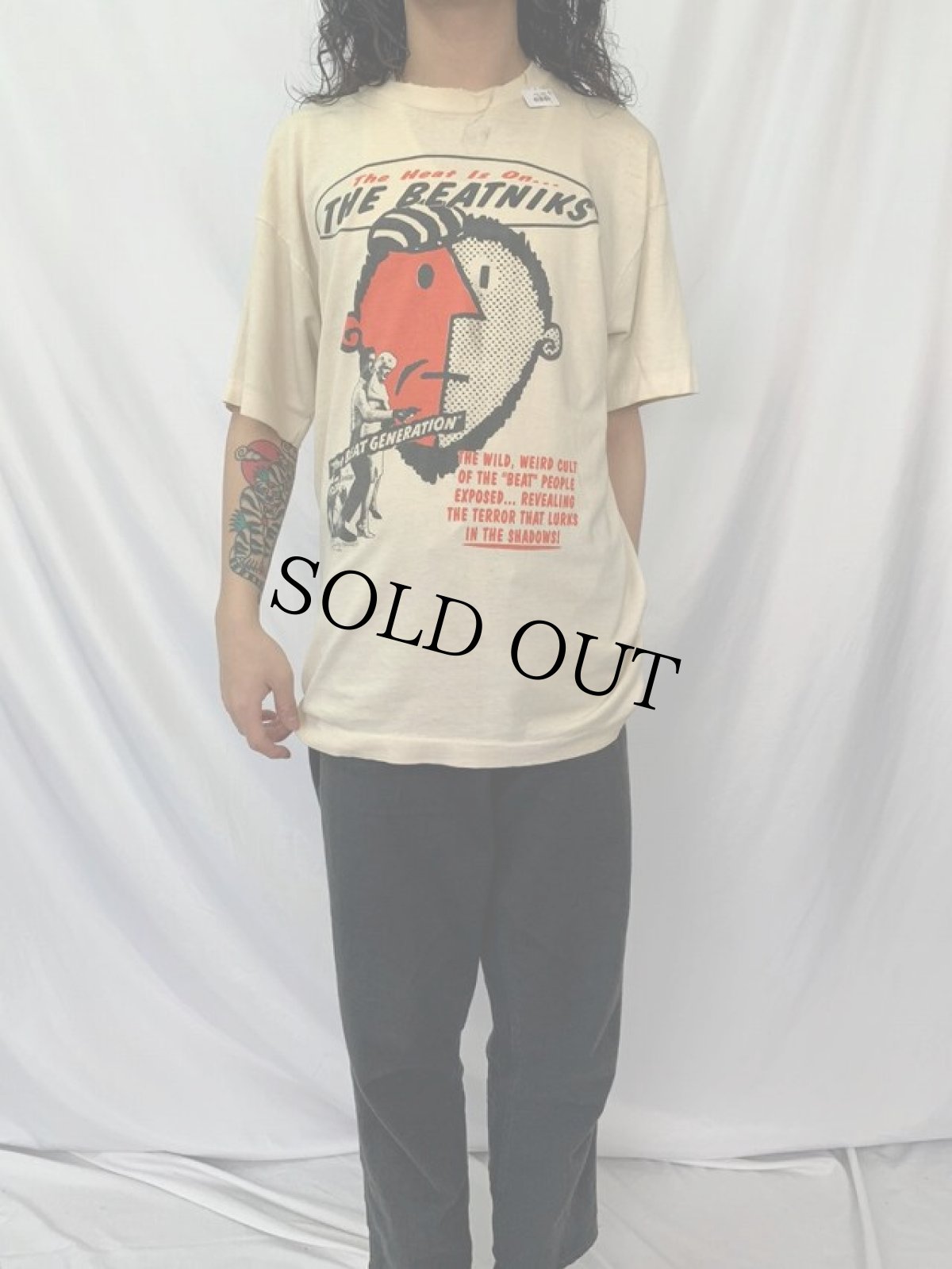 画像3: 90's SOMETHING WEIRD PRODUCTS "The Beat Generation" ホラーアートプリントＴシャツ (3)