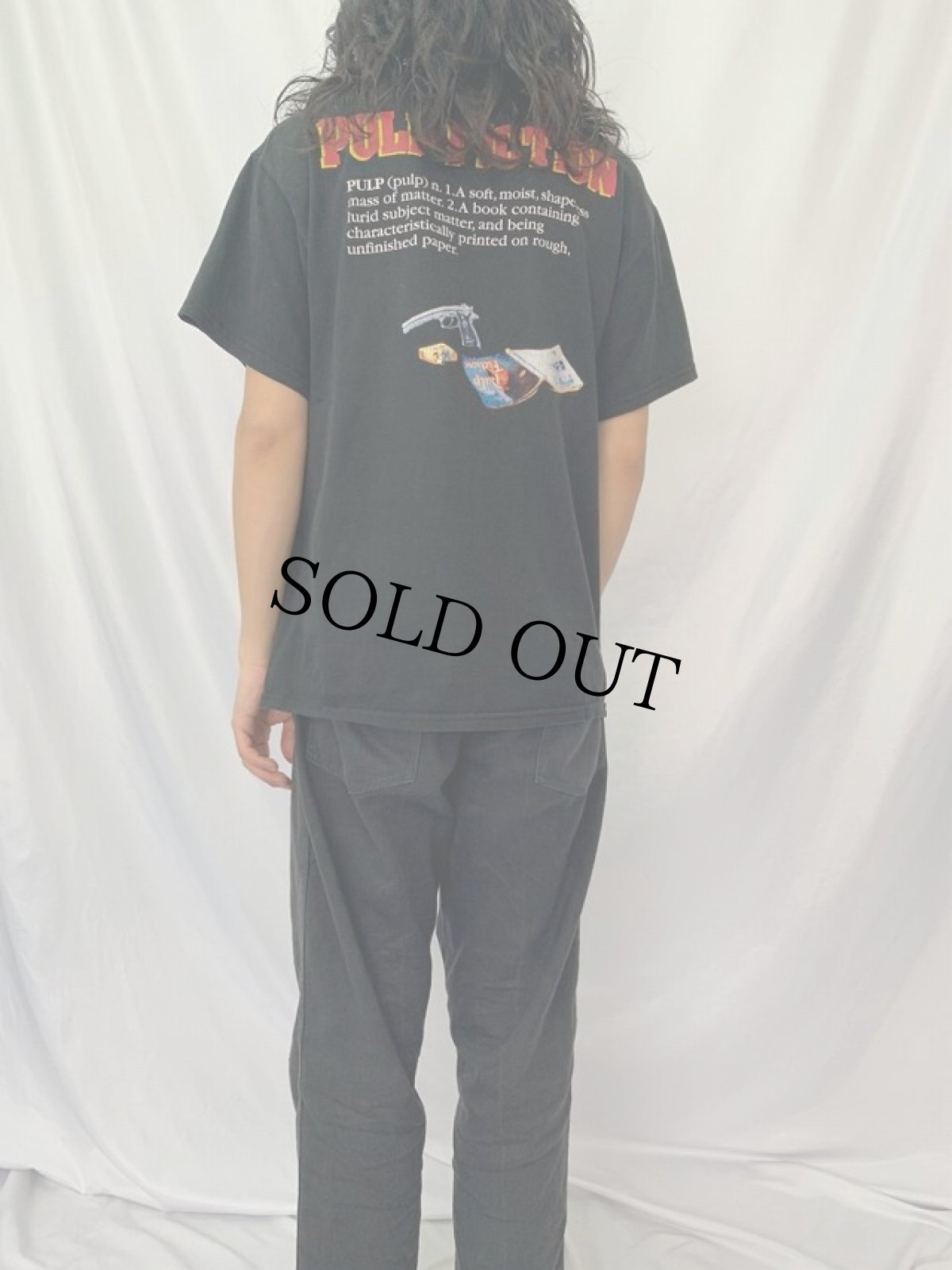 画像5: 2000's PULP FICTION 映画プリントTシャツ BLACK M (5)