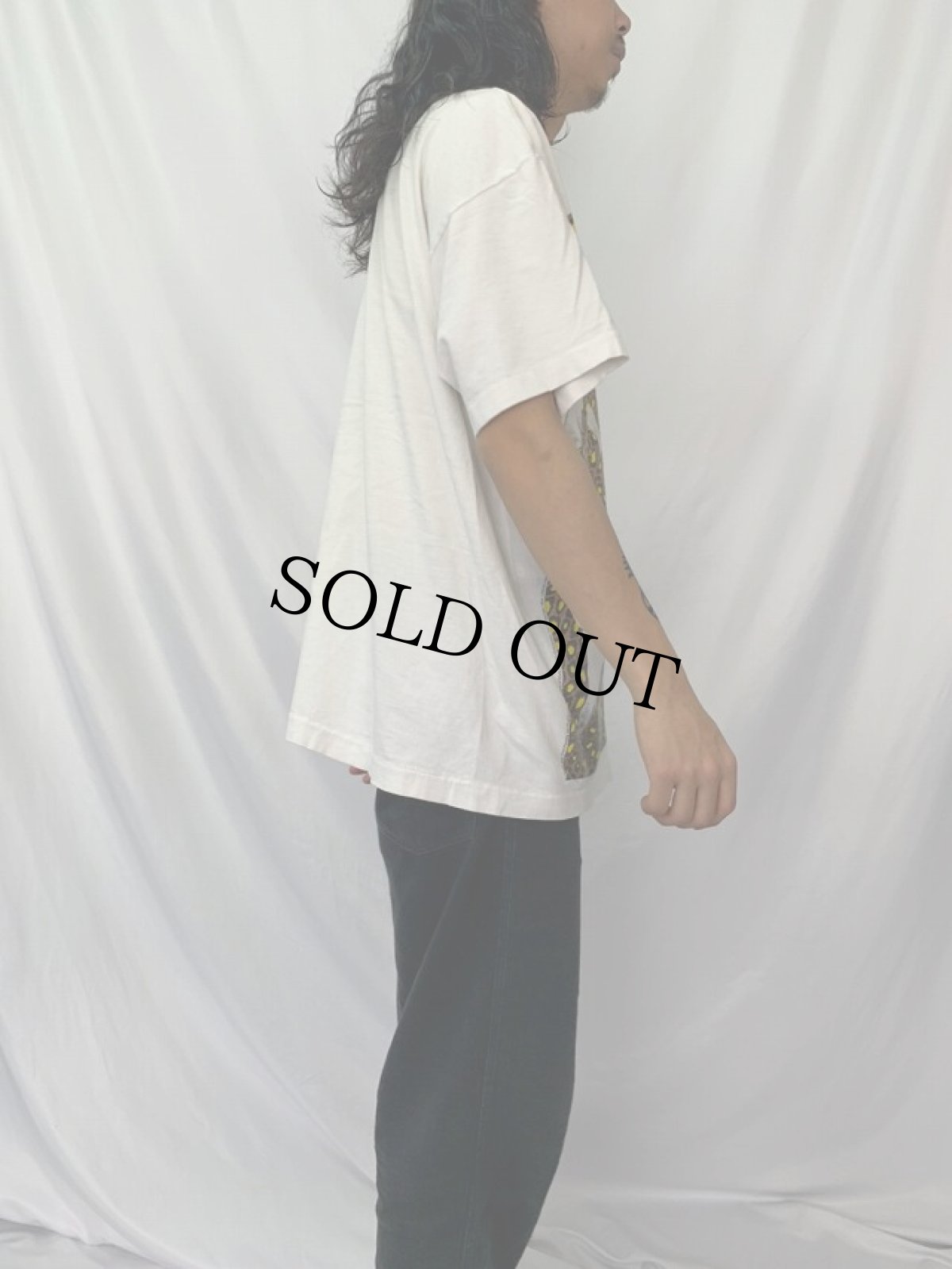 画像3: 90's Mosquitohead USA製 "THE KING OF ROCK N ROLL" ミュージシャンプリントTシャツ XL (3)