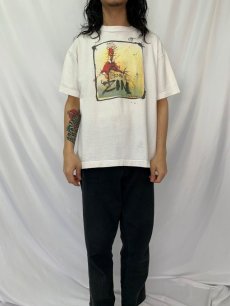 画像3: 90's Ralph Steadman "Cardinal Zin" アートプリントTシャツ L (3)