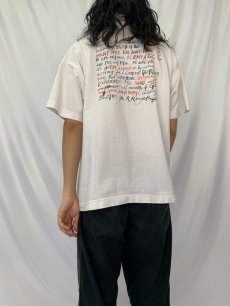 画像5: 90's Ralph Steadman "Cardinal Zin" アートプリントTシャツ L (5)