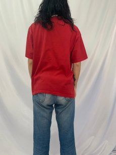 画像4: 90's GAP USA製 ポケットTシャツ RED L (4)