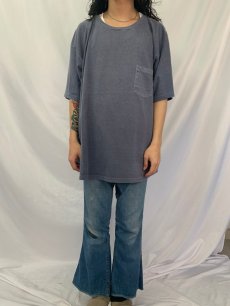 画像2: 90's GAP USA製 ポケットTシャツ BLUE XL (2)
