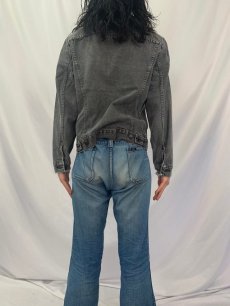 画像4: 90's Levi's 75505 CANADA製 ブラックデニムジャケット SIZE38 (4)