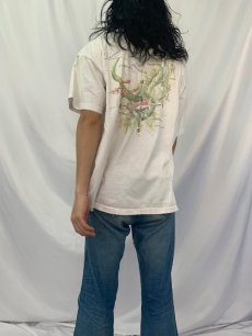 画像5: 90's Marlboro USA製 トカゲプリント ポケットTシャツ  (5)