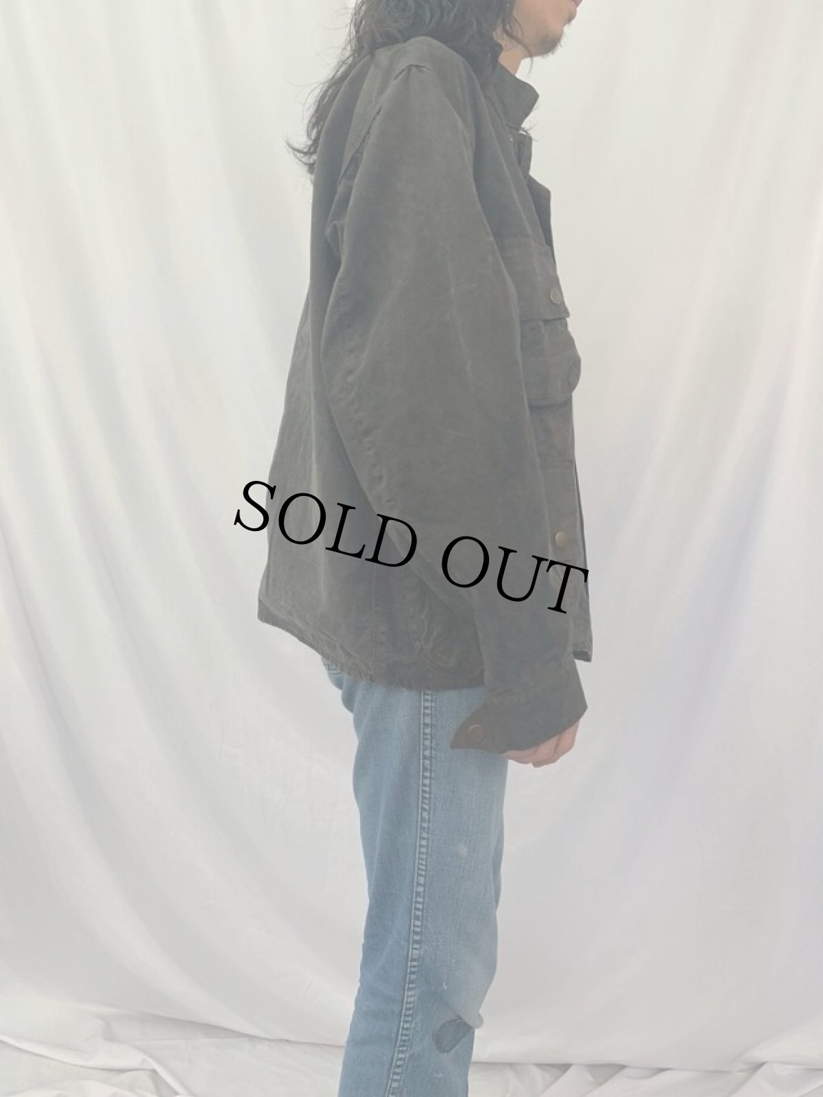 画像3: 60〜70's BARBOUR 黄タグ ENGLAND製 "INTERNATIONAL SUIT" オイルドジャケット (3)