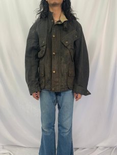 画像2: 60〜70's BARBOUR 黄タグ ENGLAND製 "INTERNATIONAL SUIT" オイルドジャケット  (2)