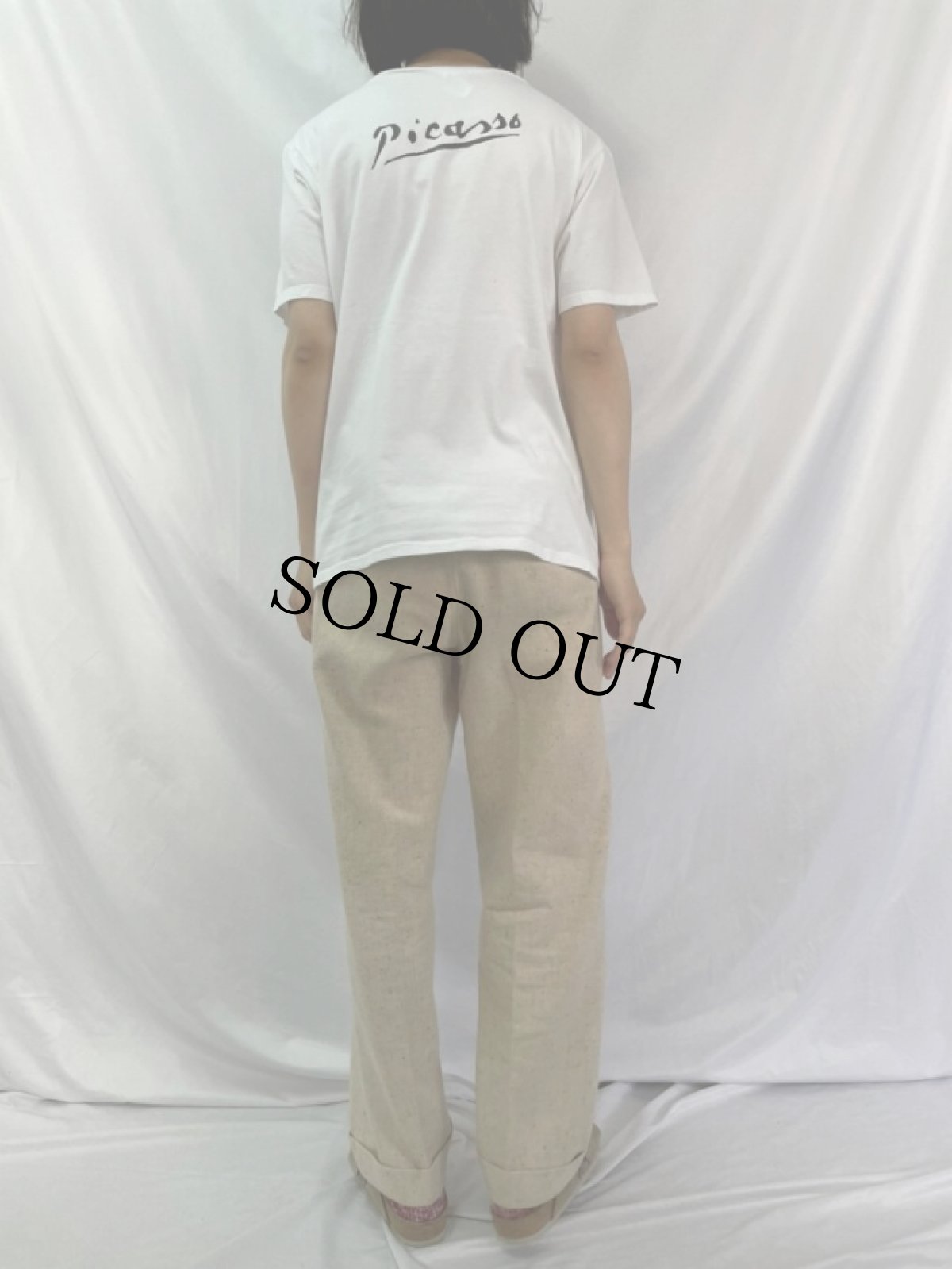 画像4: 2000's PABLO PICASSO SPAIN製 "Guernica" アートプリントTシャツ XL (4)