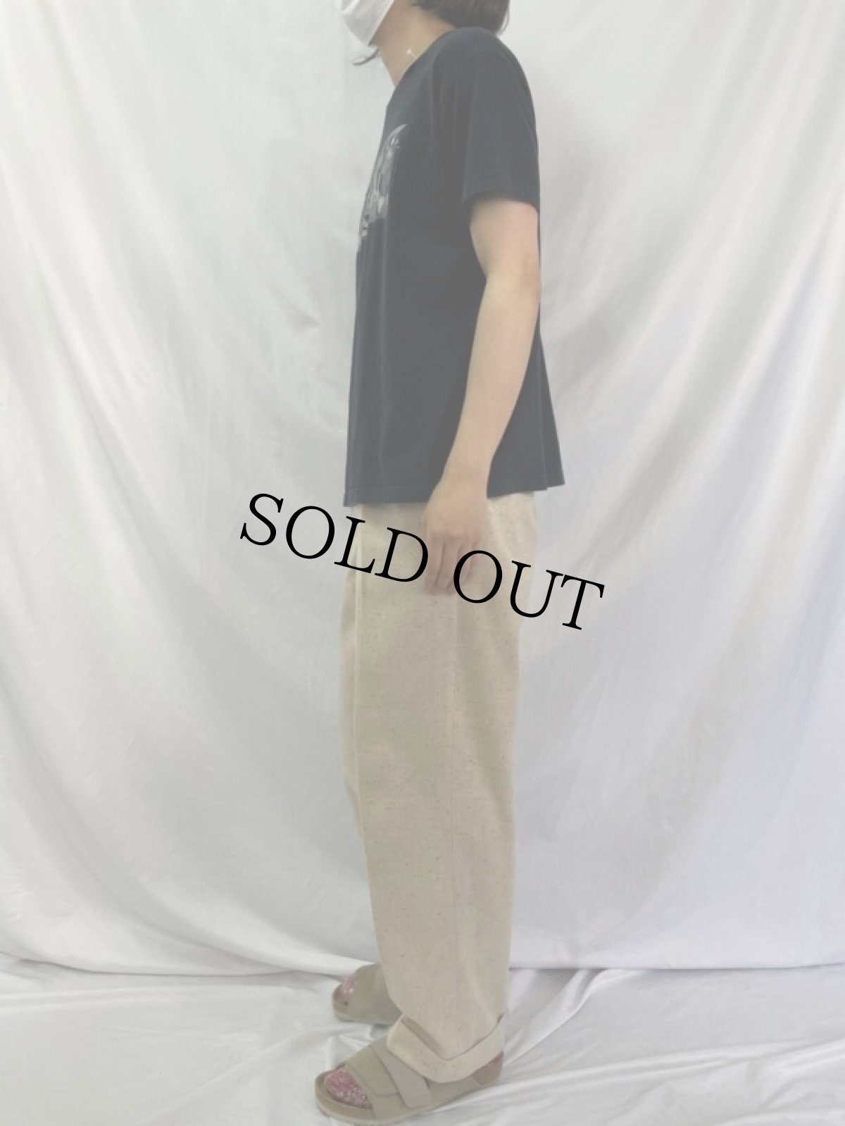 画像3: 2000's PABLO PICASSO "Guernica" アートプリントTシャツ BLACK (3)