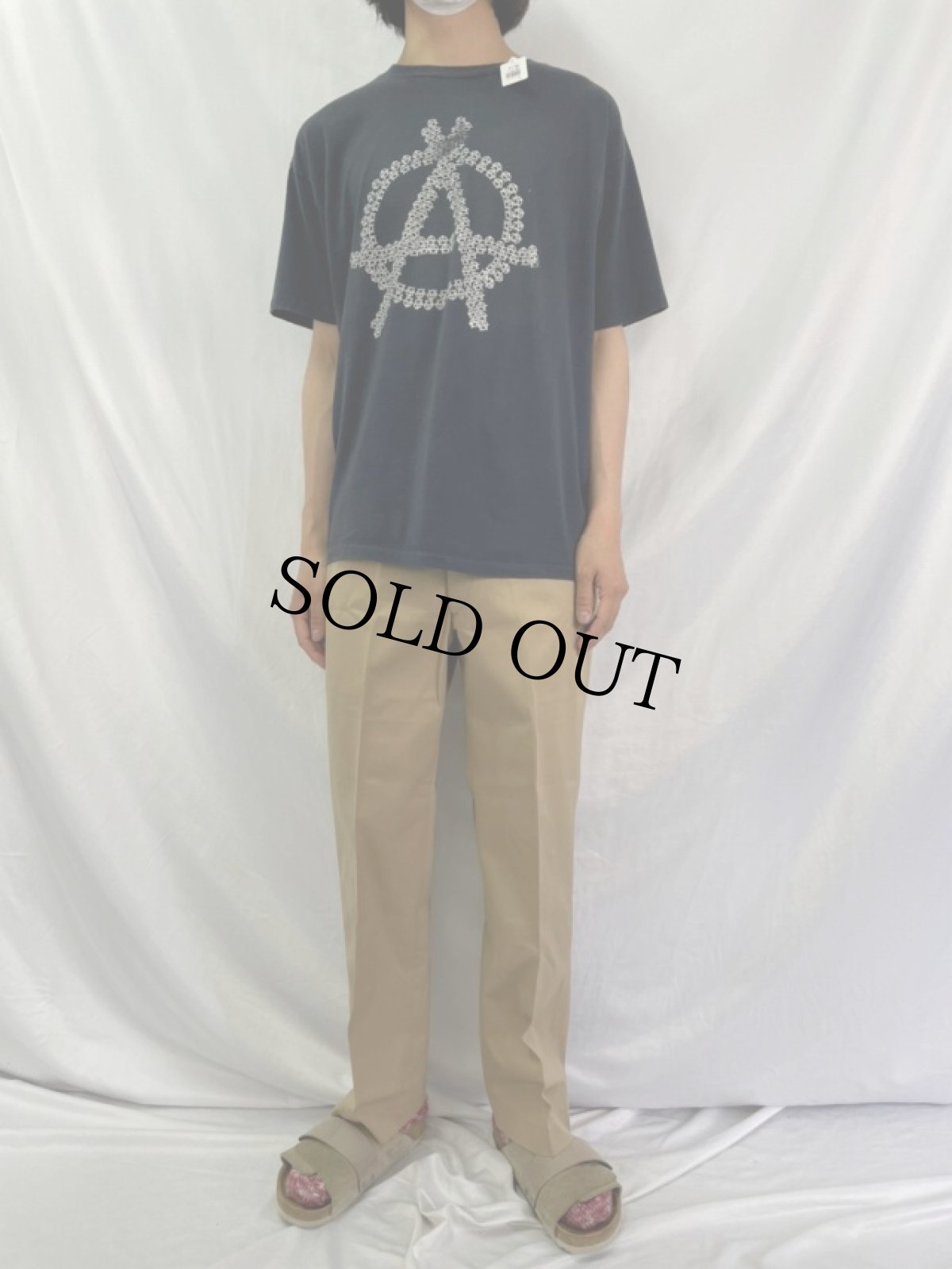 画像2: 70's U.S.ARMY "TAN445" チノトラウザーズ W33 (2)