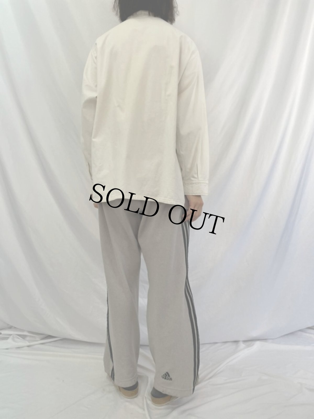 画像4: 60〜70's EURO 刺繍デザイン グランパシャツ (4)