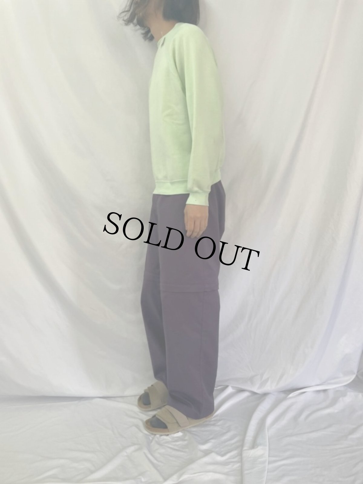 画像3: 70's ラグランスウェット 無地 (3)