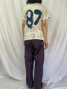 画像5: 90's SNOOPY USA製 "ACTION" ハンドペイント キャラクターTシャツ XL (5)