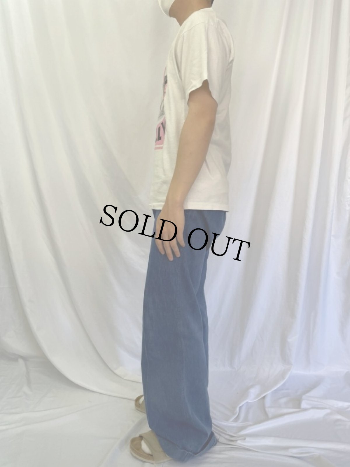 画像3: 90's Little Richard USA製 "GOOD GOLLY MISS MOLLY" ミュージシャンプリントシャツ L (3)