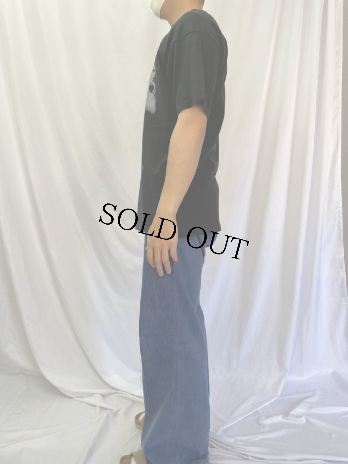 画像3: 90's BILLY HOLIDAY USA製 ジャズボーカルミュージシャン プリントTシャツ L (3)