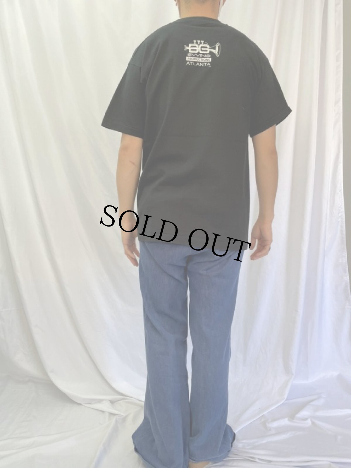 画像4: 90's BILLY HOLIDAY USA製 ジャズボーカルミュージシャン プリントTシャツ L (4)