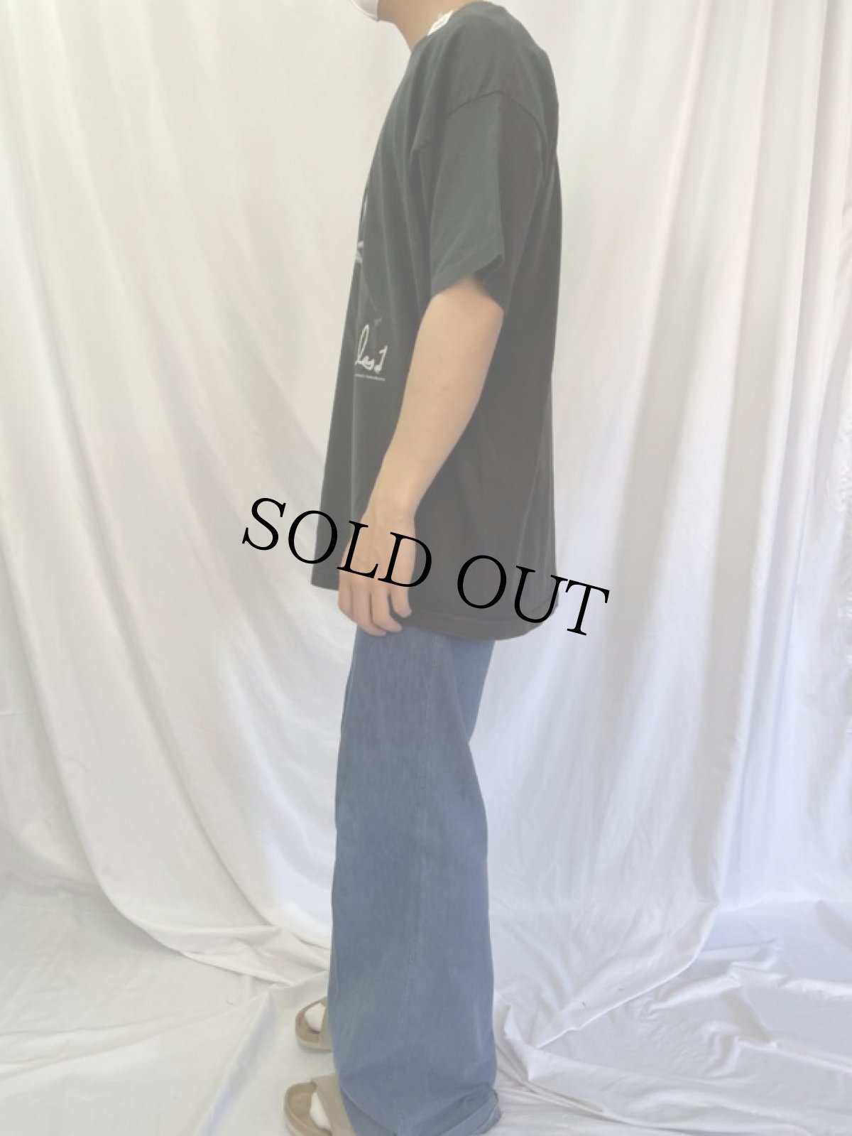 画像3: 90's MILES DAVIS USA製 ジャズミュージシャン プリントTシャツ XXL (3)