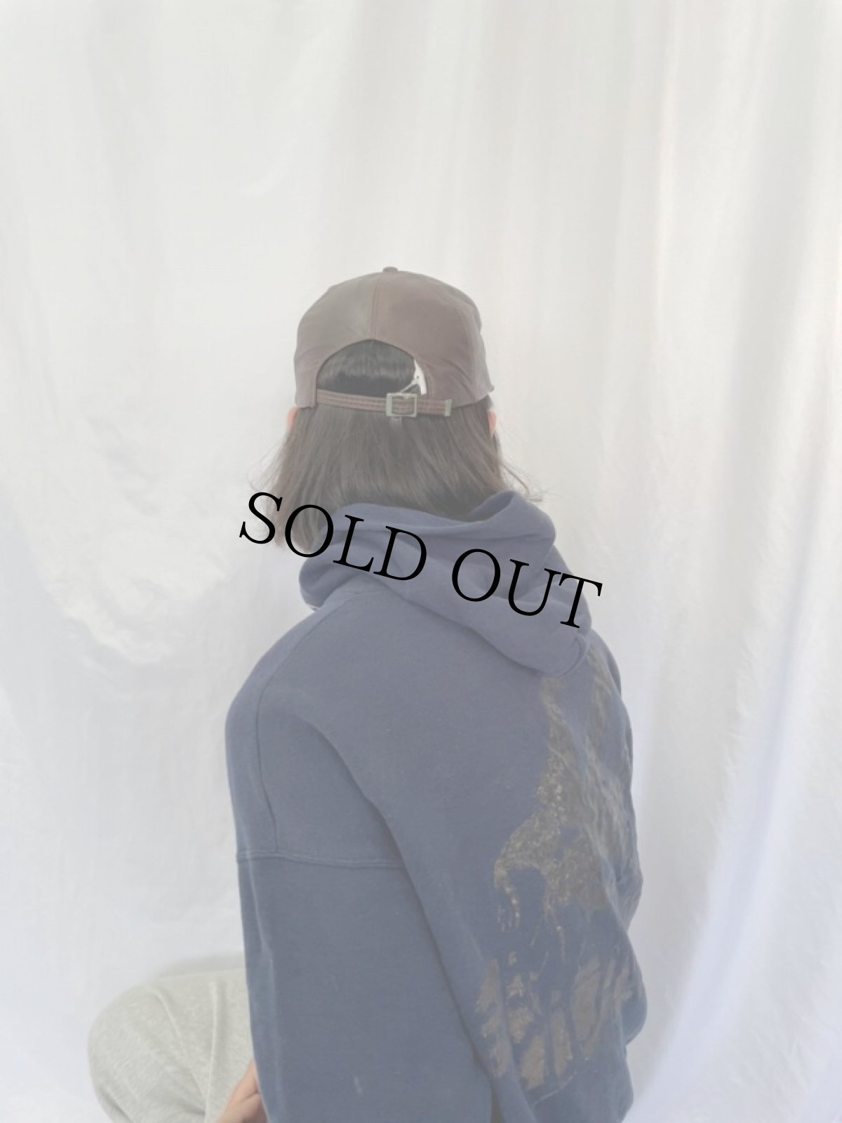 画像4: 90's ADVENTURE BOUND USA製 レザーキャップ (4)