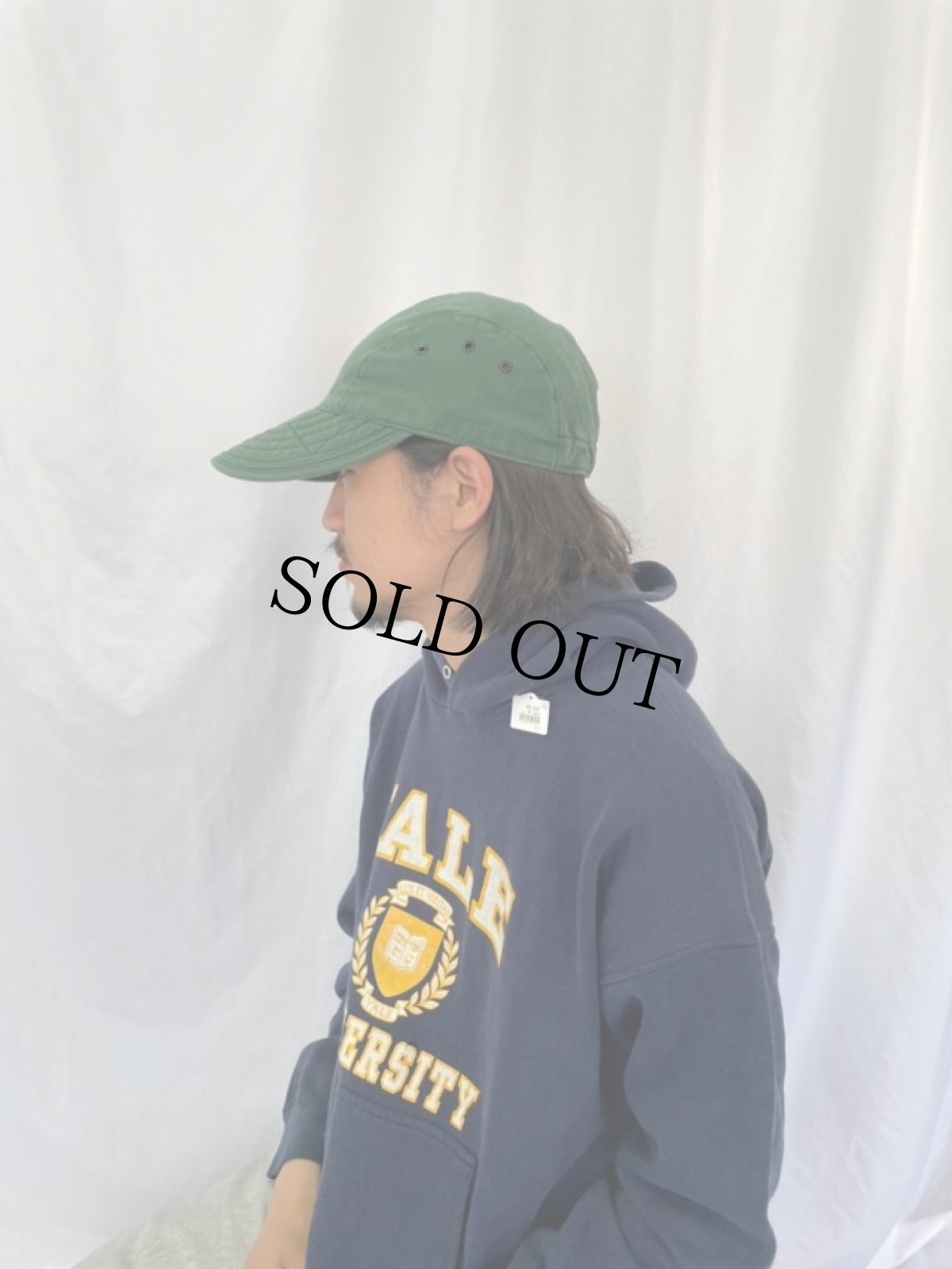 画像3: 90's LANDS' END USA製 ロングビルキャップ XL (3)