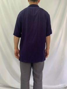画像4: POLO Ralph Lauren "CLAYTON" 総柄 オープンカラーレーヨンシャツ M (4)