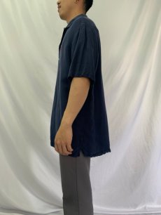 画像3: POLO Ralph Lauren リネン×シルク オープンカラーシャツ XL (3)