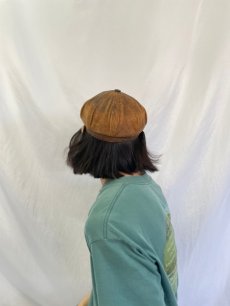 画像4: レザーキャスケット帽 (4)