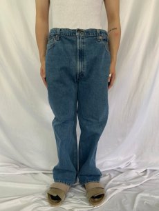 画像2: 90's Levi's 517 USA製 "BOOT CUT" フレアデニムパンツ W43 (2)