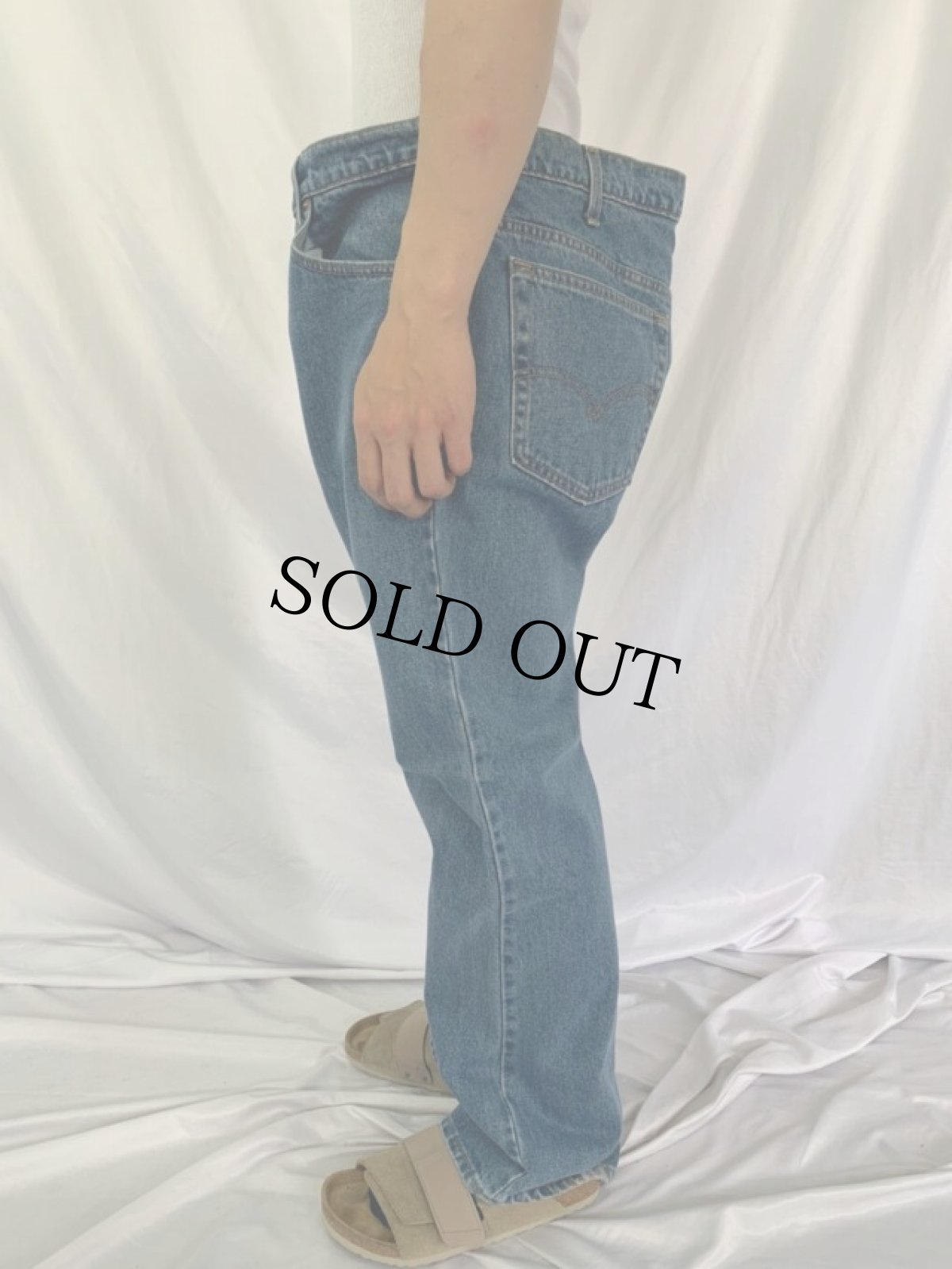 画像3: 90's Levi's 517 USA製 "BOOT CUT" フレアデニムパンツ W43 (3)