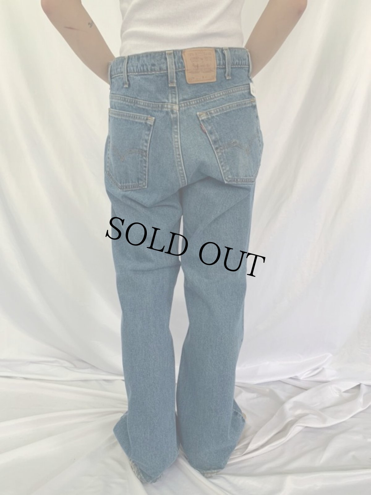 画像4: 90's Levi's 517 USA製 "BOOT CUT" フレアデニムパンツ W43 (4)