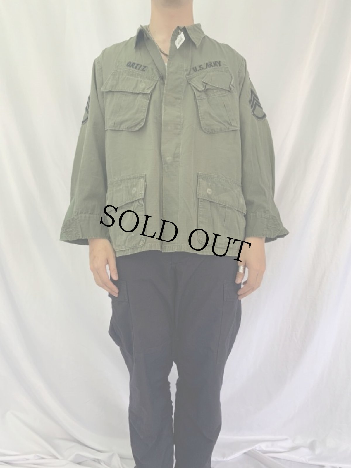 画像2: 60's U.S.AIR FORCE ジャングルファティーグジャケット 4th (2)