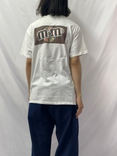 画像4: 2000's m&m's ロゴプリントTシャツ L (4)