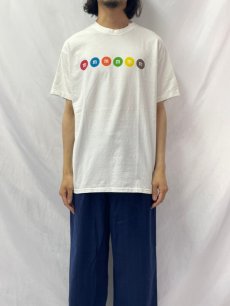画像2: 2000's m&m's ロゴプリントTシャツ L (2)