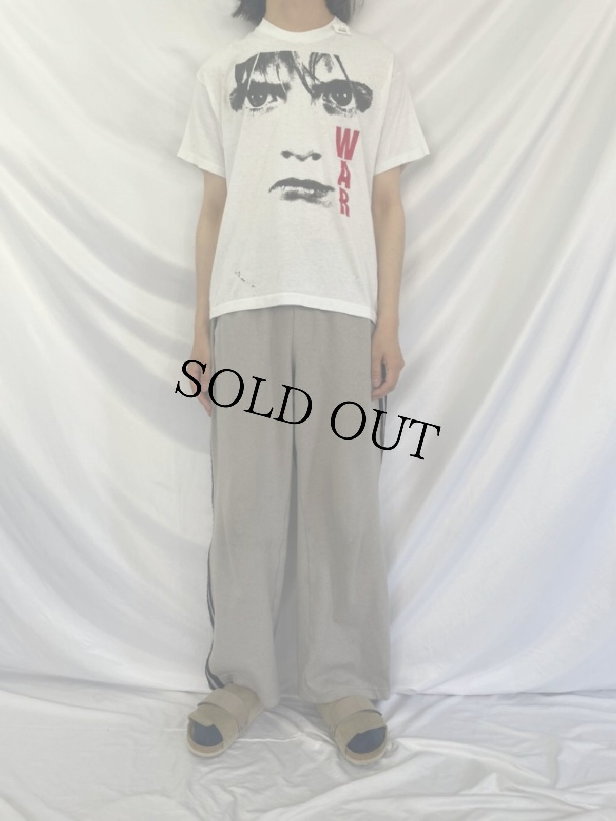 画像2: 80's U2 USA製 "WAR" ロックバンドプリントTシャツ XL (2)