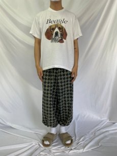 画像2: 90's "Beagle" USA製 犬プリントTシャツ XL (2)