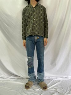 画像2: 70's Levi's 646 リメイク フレアデニムパンツ W31 (2)