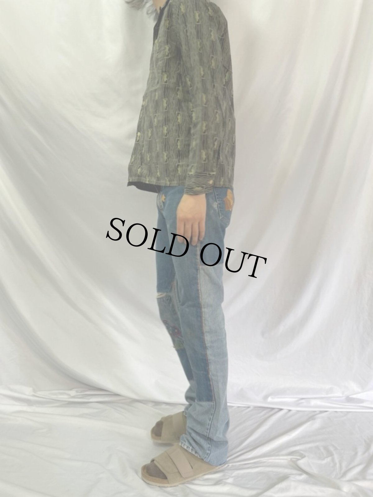 画像3: 70's Levi's 646 リメイク フレアデニムパンツ W31 (3)