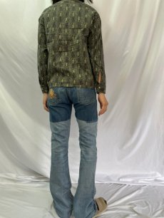 画像4: 70's Levi's 646 リメイク フレアデニムパンツ W31 (4)