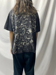 画像4: 2000's LIQUID BLUE ピエロ イラストプリントTシャツ XL (4)