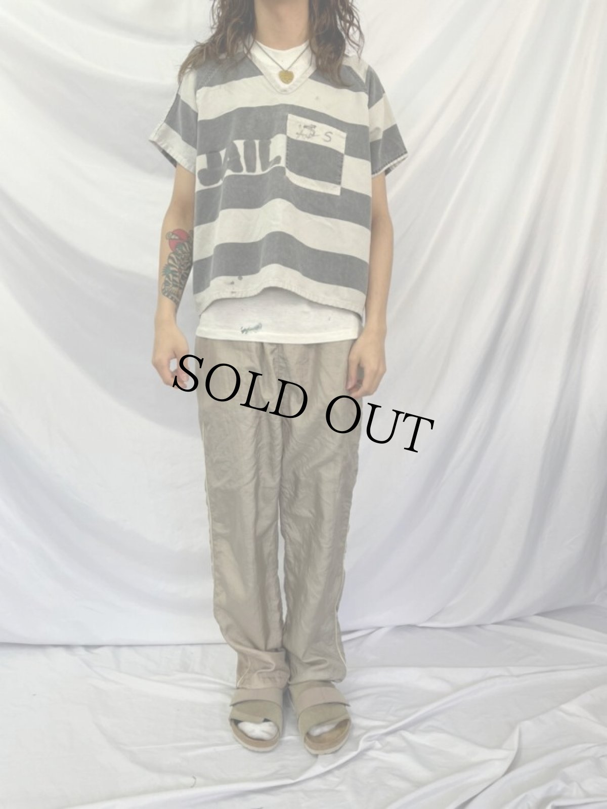 画像2: プリズナーシャツ S (2)