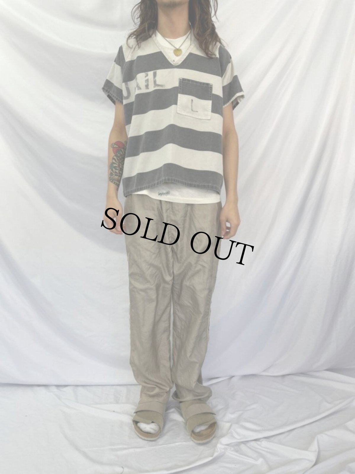 画像2: プリズナーシャツ L (2)