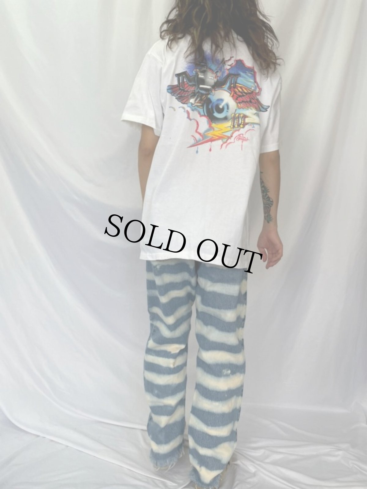 画像4: 90's Rick Griffin アートプリントTシャツ (4)